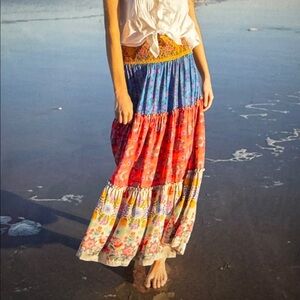 NATURAL LIFE Emilia Ruffle Maxi Skirt